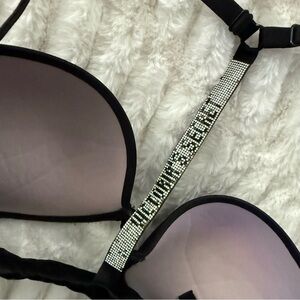 Very sexy shine strap front close pushup bra 34D